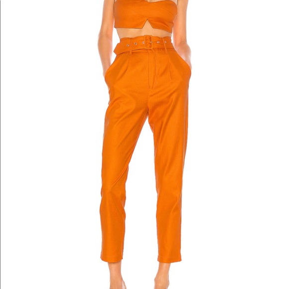 Revolve Quinn Trouser in Desert Orange - Picture 1 of 7